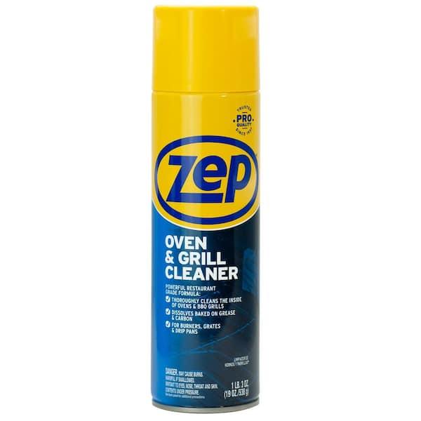 ZEP 19 oz. Heavy-Duty Oven and Grill Cleaner Household Spray for Cleaning Kitchen, Oven, Stove, Range Hood, Sink, Pots, Pans, Porcelain and Ceramic Ware, Powerful foam penetrates for a deep clean