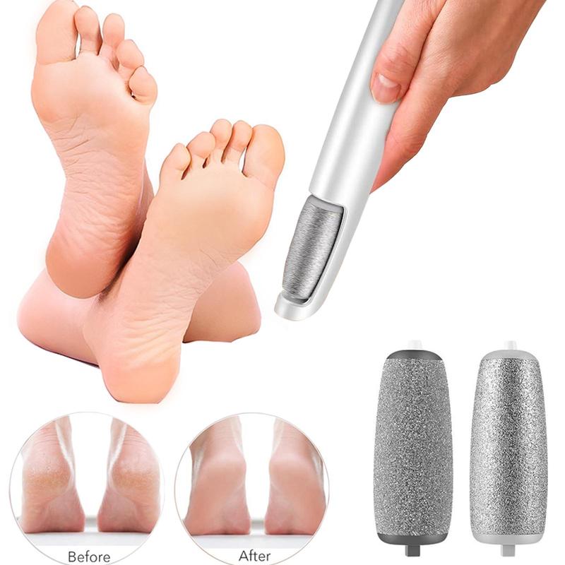 LINKEVAP Electric Feet Callus Remover,Portable Electronic Foot File Pedicure Tools,Waterproof Foot Scrubber File,Pedi Foot Care for Dead,Hard Cracked Dry Skin Manicure Nail Nail Care Cutics Nail Art|Summervibes