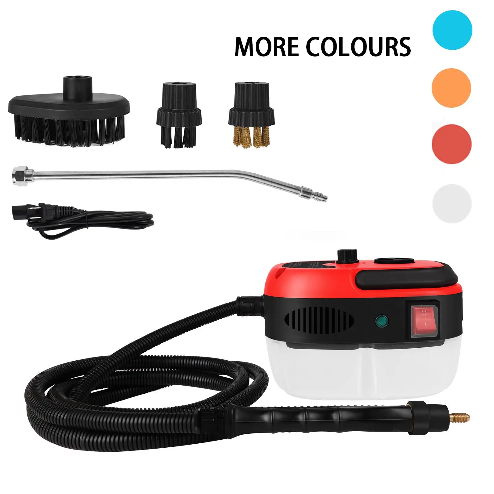 Portable Multifunctional Handheld Steam Cleaner, 1 Set High Temperature Pressurized Steam Cleaning Machine with Brush Heads, Cleaning Supplies for Kitchen Furniture Bathroom Car, Kitchen Gadgets, Fall Decor, Gift For Girlfriend, Kitchen Accessories