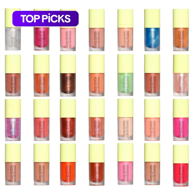 MADE BY MITCHELL Beam Lip Gloss, Lip Cosmetic, Moisturizing Hydrating High-Shine Glossy Gloss