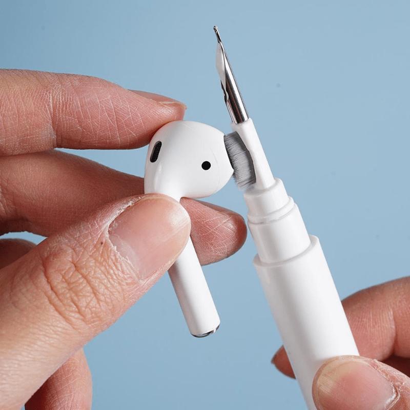 Pen-shaped Wireless Earbuds Cleaner, Portable 3 in 1 Wireless Earphone Cleaning Brush, Earphone Cleaning Tool for AirPods, AirPods Pro, Ear Waxing Cleaning