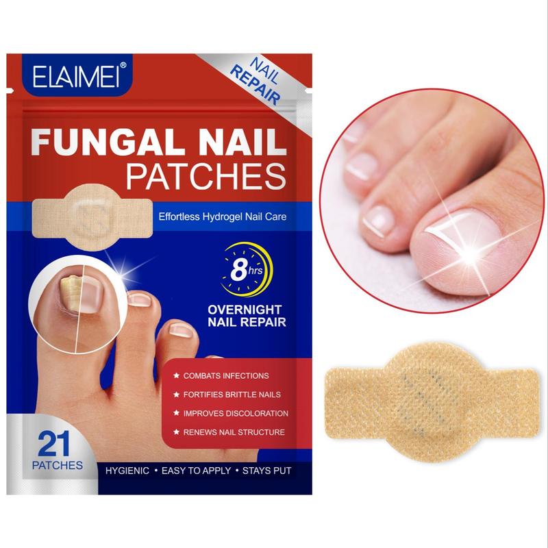 Elaimei Nail Care Patches, 1/2/3/4 Counts Night Nail Repair Strips, Suitable for Manicure Care