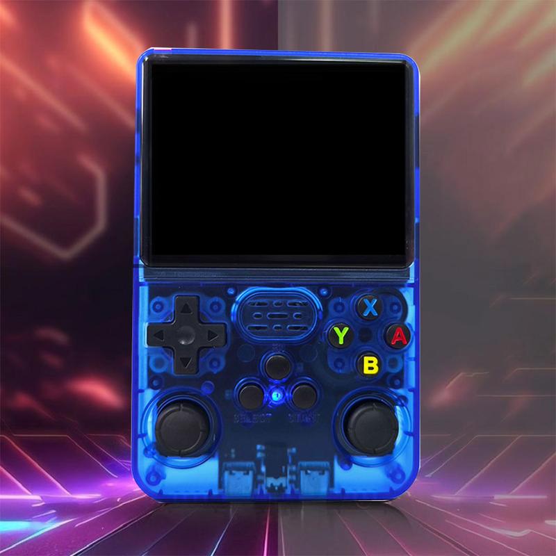 R36S Retro Video Handheld Game Console Linux System 3.5 in IPS Screen Built in 3000mAH Battery 32G+64G TF Card Preinstalled Gamess  for Christmas, Thanksgiving, Holiday Gift