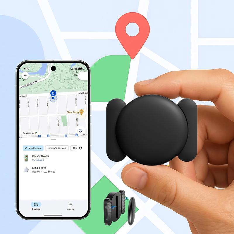 GPS Tracker for Car,Mini Trackers Device with Magnetic Case-No Monthly Fee-Best Hidden GPS Trackers,Anti-lost Device,Works with Apple Find My