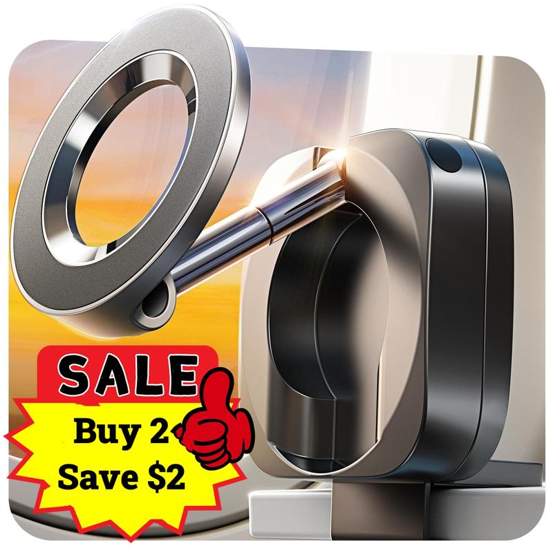 LISEN Travel Stand-MagSafe 2025 New 360° Rotating  Foldable Retractable Stand with Powerful Magnet, Women's Cell Phone Holder Travel Essentials,  Essentials, Hands-Free Magnetic Mini Travel Accessory #SummerVibes