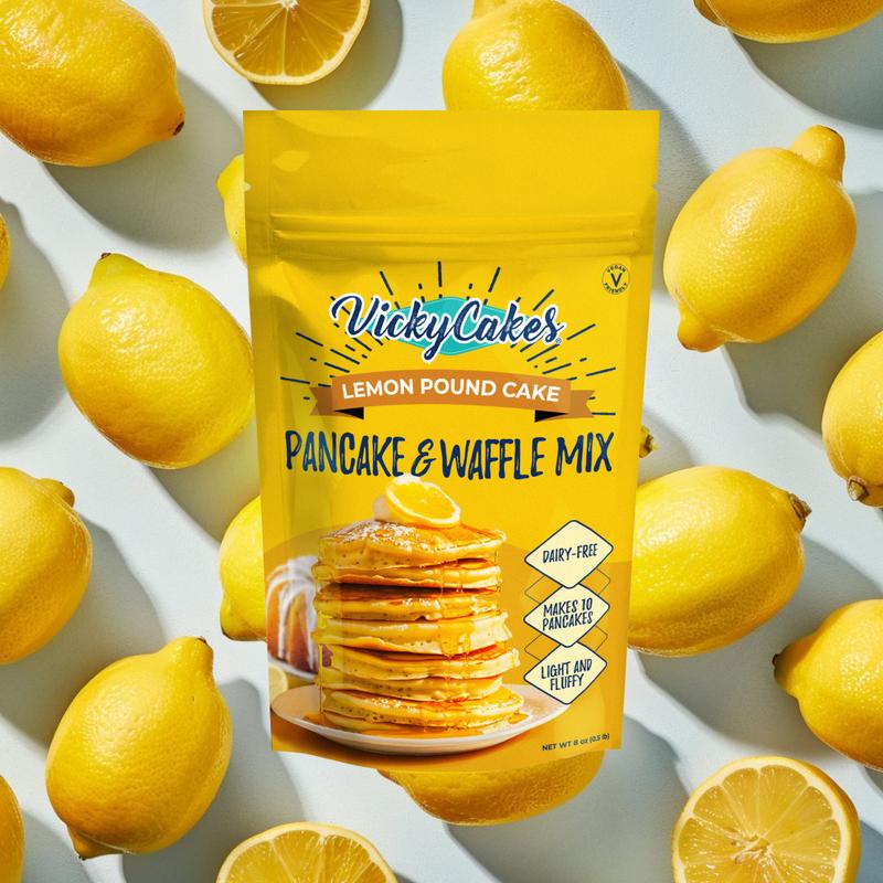 Vicky Cakes Bold Flavors Dairy Free Pancake Mix (Pick Your Flavor)