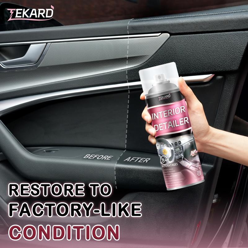 TEKARD Detailer - Ultimate Protection for Vinyl, Rubber, and Plastic Surfaces Car Interior Detailer and Protectant, waterless Spray Wax:Plastic, Rubber, Leather Cleaner for Car lnteriors&ExteriorsãQuick DetailerãAutomotive CareãDurable Protection Glossy