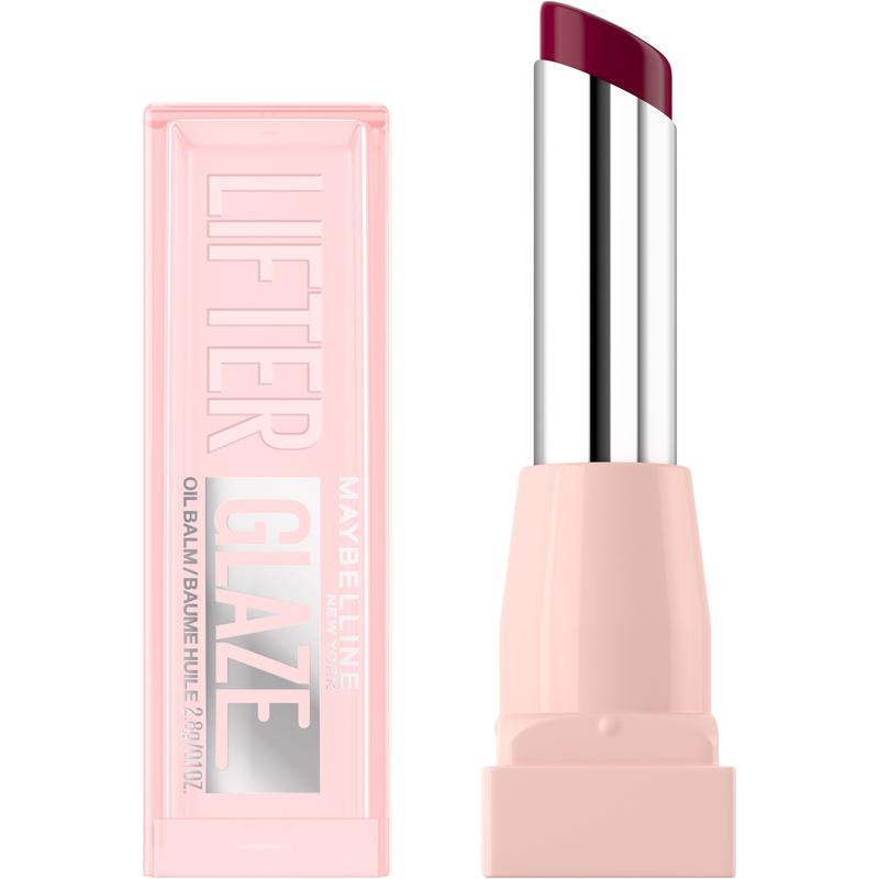 Lifter Glaze Oil Balm with Hyaluronic Acid and Hydrating Oil Blend, Lip Balm with 24HRs of Smooth, Buildable Color, Moisturizing Shine, Maybelline