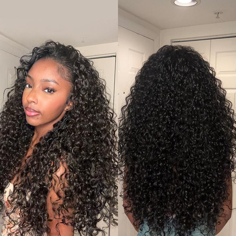 [Blend] Frodio 26" Veralux™ Blend Human Hair 3in1 Half Wig Curly Hair Ready To Wear Shaggy Waves Big Hair Curly Hair Wig