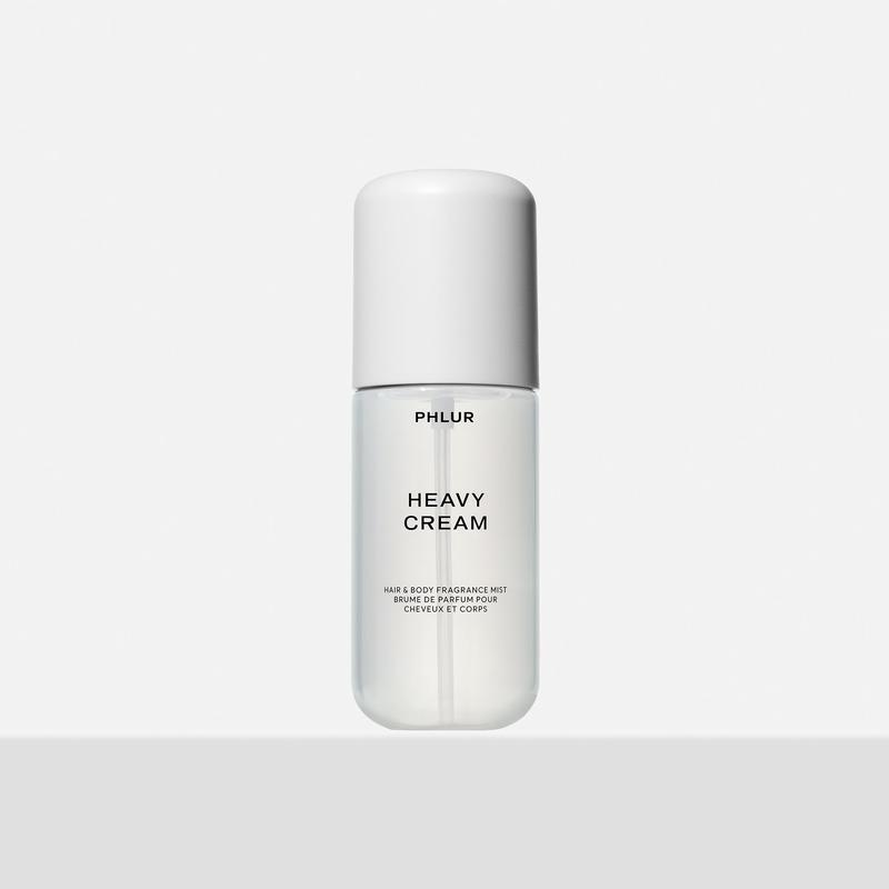 PHLUR Heavy Cream Body Mist - Travel Size Hair & Body Fragrance Mist with Marshmallow, Whipped Cream, Jasmine, Coconut Cream & Vanilla (3 fl oz)