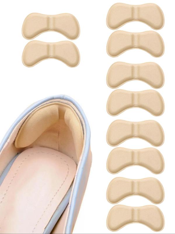 5 Pairs Anti-slip Soft Heel Cushion Walking, Heel Protector, Heel Cover Patches, Shoe Stickers, Shoe Accessories