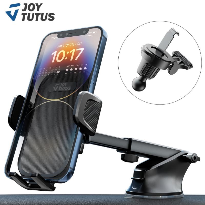 【Father's Day Gift】Joytutus Magnetic Car Phone Holder - Strong Retractable Suction Cup, Foldable Adjustable-Length Arm, 360° Rotating Ball, Protective Layer, Hands-Free Magnetic Phone Mount for Car Auto Accessories