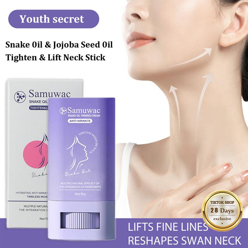 Samuwac Neck care stick, Oil-nourishing, firming & lifting firming neck cream Moisture Moisturizing