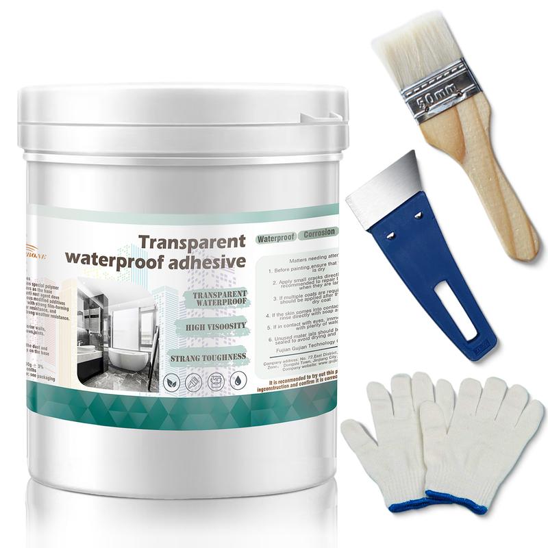 OCEA CBONE  35oz Transparent Waterproof Coating, Invisible WaterproofAgent ，Transparent Waterproof Sealan, Indoor & Outdoor Waterproof Coating 17.5oz Concrete Sealant Super Strong Adhesion rubber