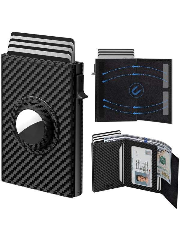 Men's Business Minimalist Bifold Wallet with RFID Blocking, Casual Trendy Business Style Bifold Wallet, Multi Card Slot for Men for Daily Use, Business Wallets, Business Fashion Wallet, Durable Wallet, RFID Shielded Wallet