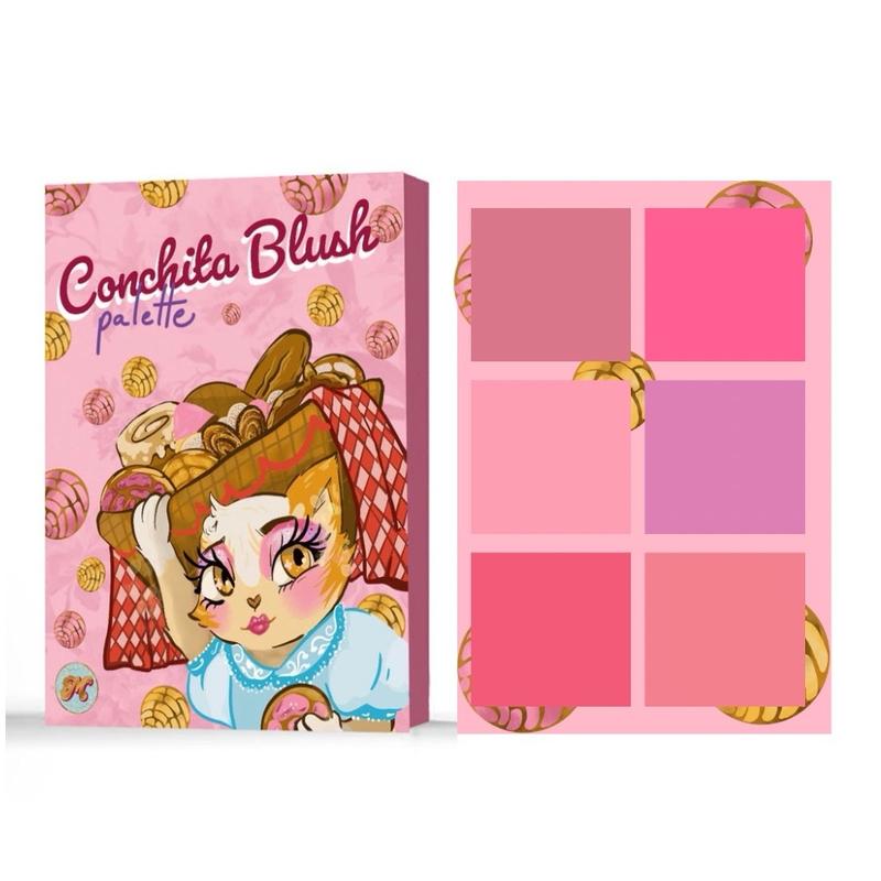 MetamorphosisBF Corp Conchita Blush Palette Matte Blush Powder - Six Pan Pink Shades for Natural Look - Soft Wash & Custom Shades - Beautycosmetics Makeup Cosmetics Products