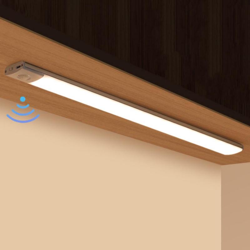 LED Motion Sensor Cabinet Light, Under-Cabinet Closet Light, Waterproof LED Strip Light for Kitchen, Bathroom, Stairway and Garage, Wall-Mounted LED Home Essential, Home Decor Lighting, Interior Led Lights, Multifunctional Ambient Lights, Atmosphere Light