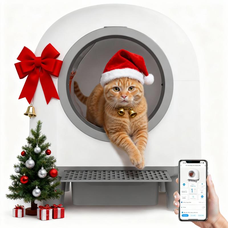 Warcat Smart Low-Noise Auto-Cleaning Litter Box 90L Self Cleaning Cat Litter Box APP-Controlled via 2.4G WiFi with Smart Sensors, Safety Protection, Easy Maintenance, Easy Setup & Clean #SummerVibes #petlovers