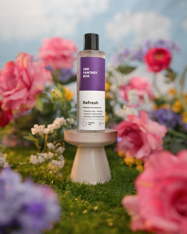 Refresh Plant Based Intimate Body Wash for Women - pH Balancing - 8Oz and 16Oz