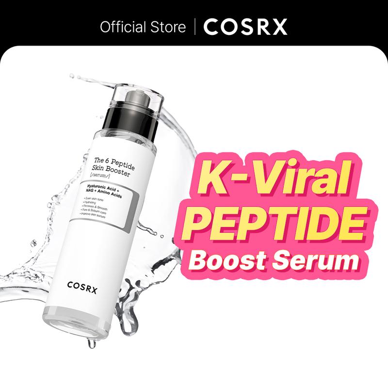 [COSRX Official] The 6 Peptide Skin Booster Serum 150ml - 6 Peptides Hyaluronic Acid Niacinamide Amino Acids for Elasticity & Radiance