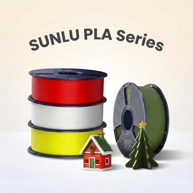 SUNLU PLA Super Vibrant Colors 1KG 1.75mm/0.0689inch High Precision Filament for Smooth 3D Prints Compatible with Bambulab Creality Flashforge Elegoo Prusa Anycubic FDM Printers Tangle-Free