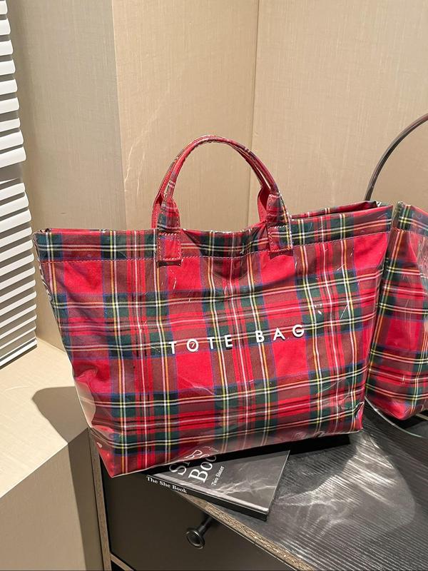 Large Capacity tote bag Handbag for Women, Casual Trendy Versatile High-quality Daily Commuting Bag, Fashionable Shopping Bag, Reusable Grocery Bags