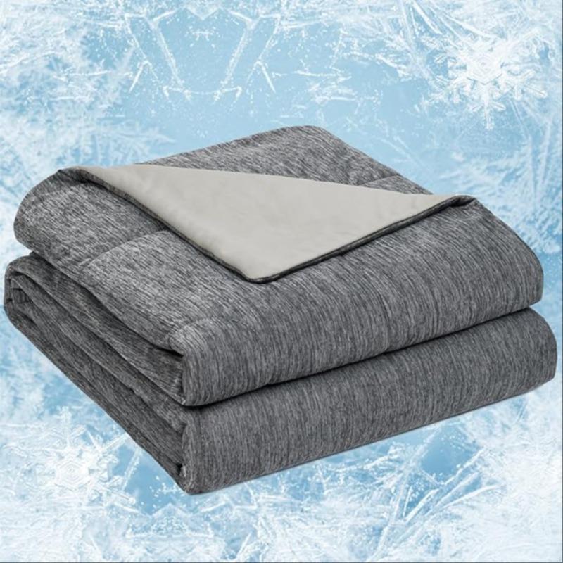 Summer Cooling Blanket, Lightweight Cool Blanket, Room Decor, Breathable Comfortable Cooling Comforter, Room Accessories, Soft Throw Blanket for Home & Office Bedding, Gift for Summer