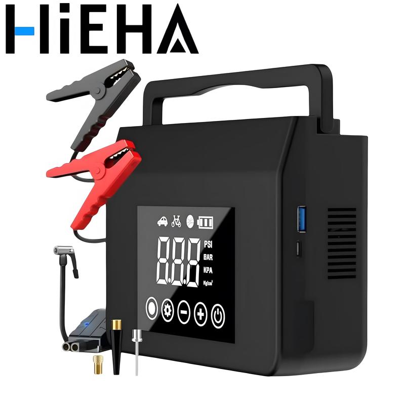 ãHiehaã2026 All-Season Savior â 4000A Car Jump Starter with 150PSI Tire Inflator, 15000mAh Power Bank & LED Light, Reliable in -20Â°F, Compatible with Most Cars & Trucks, For All Driving Situations