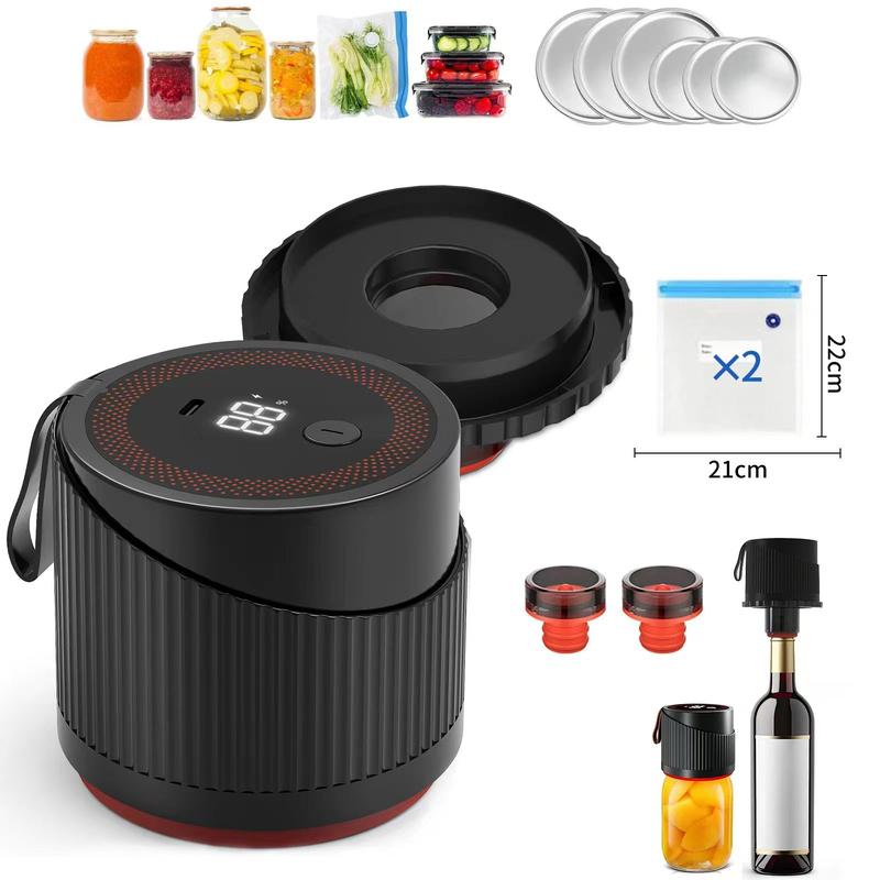 Suitable for Wide Mouth or Regular Mouth Mason Jars  Storage Bottles & Jars s-Preserving Containers -Jar Sealers