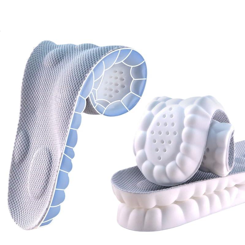 4D Insoles - 4D Cloud Technology Insole - Super Soft, Ultra Comfort Insoles, 4D Sports Shoes Insoles, Acupoint Massage Insole for Foot