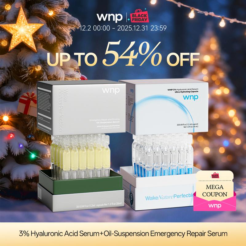 [WNP Official] WNP Single Use Serums Duo【 3% Hyaluronic Acid Serum, Oil-Suspension Serum 】 Comfort Skin Repair serum duo facial serum skincare routine comfort