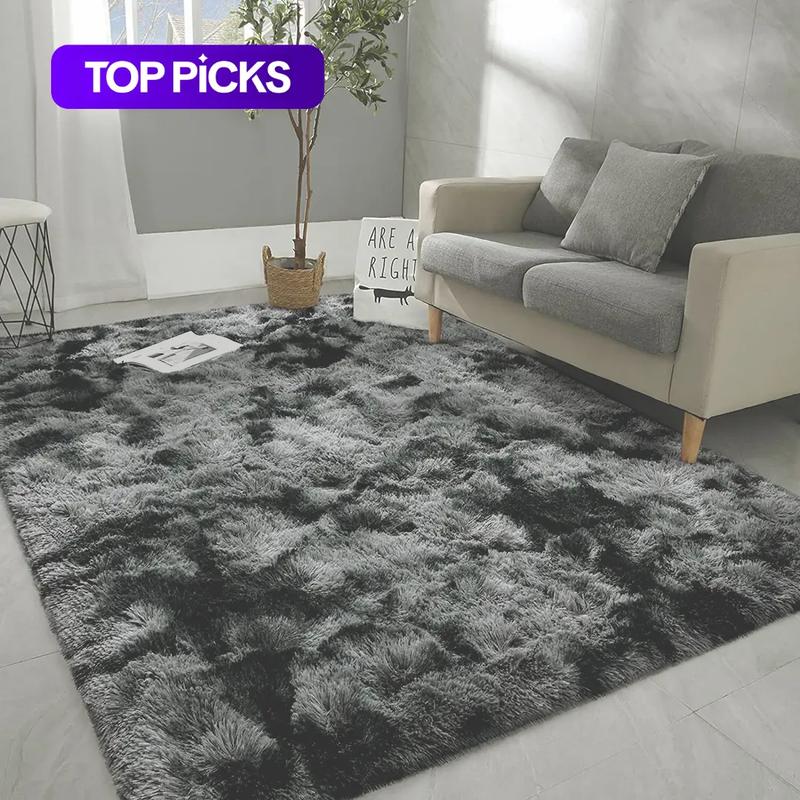 Plush Floor Mat, Decorative Area Rug, Modern Floor Carpet for Living Room, Bedroom & Home Decor, Soft-Thick Rugs, Fluffy Rugs for Room Decor, Furry Floor Rugs, Modern Shaggy Rug #GLOBAL PICKS