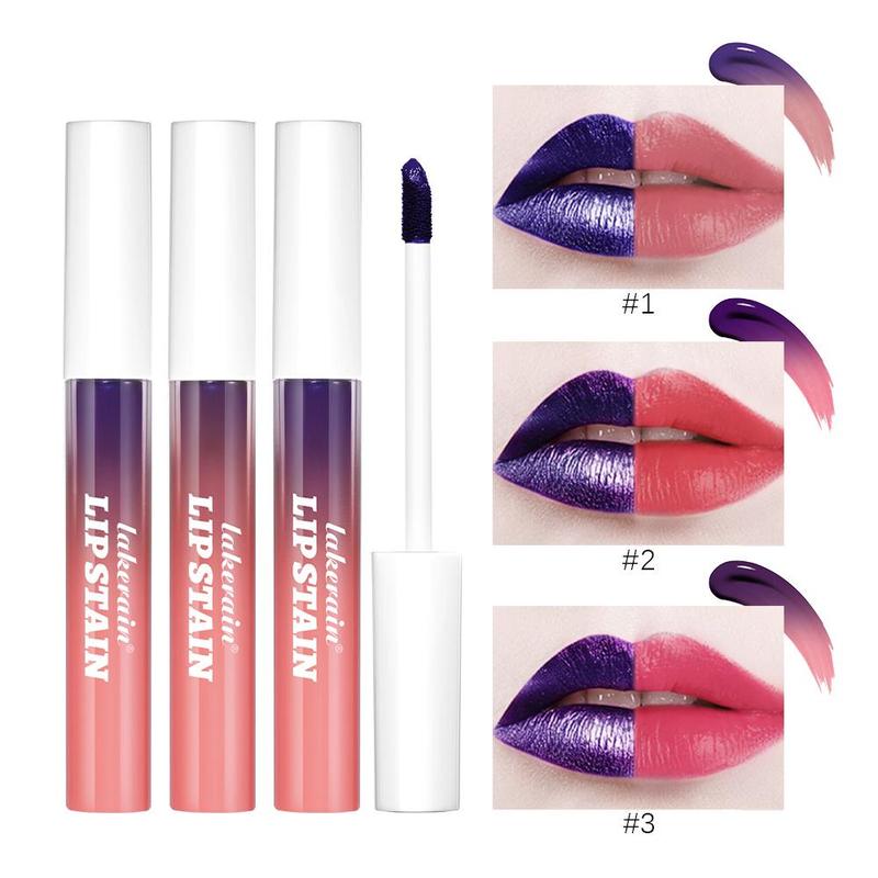 Long-Lasting Peel-Off Lip Stain Kit, Waterproof Natural Lip Tint, Matte Liquid Lipstick, Makeup Accessories for Women