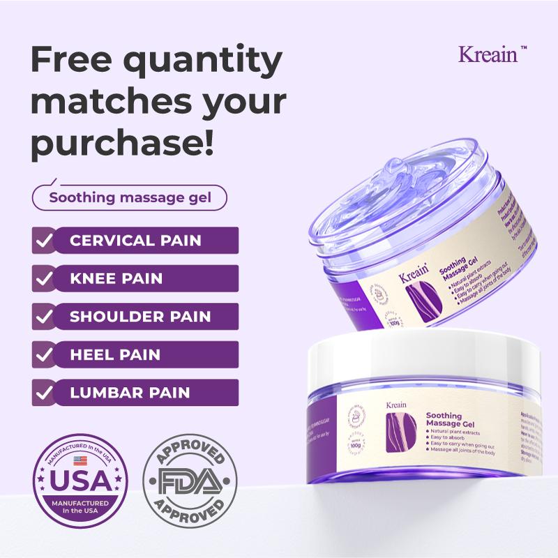 Kreain 3【Free Quantity Matches Your Purchase!】 purple gel turmeric effortlessbeauty extract sodium sulfate chondroitin Emu oil and other natural materials#Summervibes