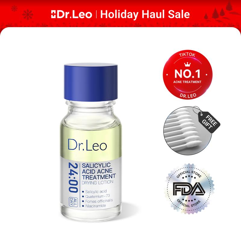 Dr.Leo Drying Lotion | Pimple Treatment & Body Acne Treatment | Visibly Shrinks Pimples in 24 Hours & Helps Fade Acne Marks in 7 Days | With 1.8% Encapsulated Salicylic Acid, 4% Niacinamide & 10% Sulfur (20ml) #mothersdaygift