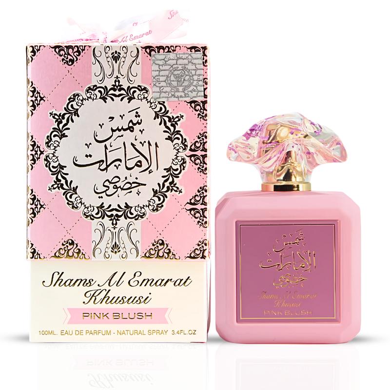 Pink Blush Shams Al Emarat Eau de Parfum 100ml (3.4 oz) by Ard Al Zaafaran â Pink Perfume, Womenâs Perfume, Long Lasting Fragrance