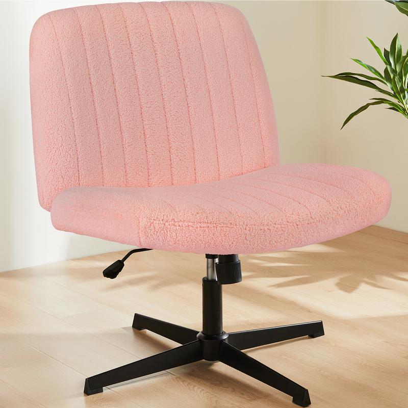 【Star Furniture】SummerVibes Height Adjustable Criss Cross Chair with No Wheels / with Wheels - Office Wide Swivel Home Office Desk Chairs Reading Chair