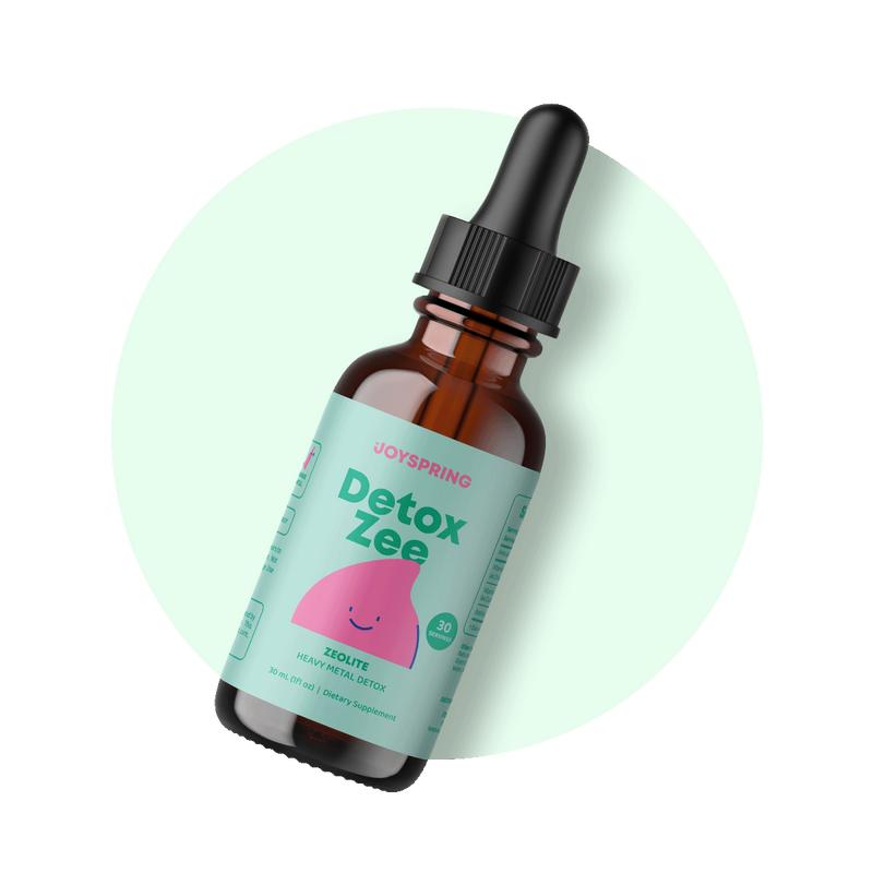 JoySpring DetoxZee Zeolite Drops with Vitamin D3 – Herbal Blend Drops for Gut Balance, Immune & Daily Wellness Support